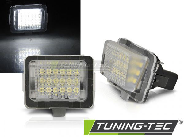 Upgrade LED Kennzeichenbeleuchtung für Mercedes-Benz  C-Klasse W204/W205 / E-Klasse W212 / S-Klasse W221/W222 kaltweiß